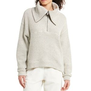 Sweaty Betty Restful Boucle Half Zip Pullover